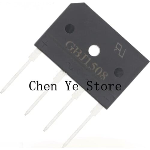 Free Shipping 50PCS 100% NEW Bridge Rectifier GBJ1508 GBJ1510 GBJ2510 GBJ3510 GBJ5010 GBU3510 15A 25A 35A 50A 800V 100V DIP-4