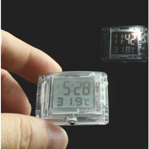 Motorcycle Luminous Vehincal Clock Motorbike ATV Electric Bicycle Watch For Honda Car Temperature For with M4B0