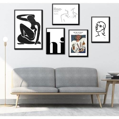 Cartoon art Posters And Prints Wall Art Canvas Painting For Kitchen Poster Wall Decor