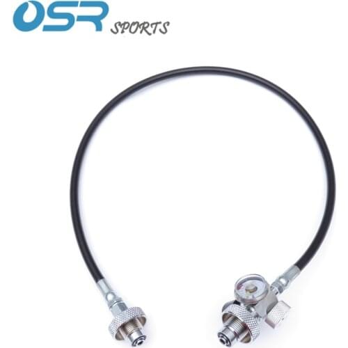 Scuba Diving High Pressure Tank Filler With Equalizer Hose DIN