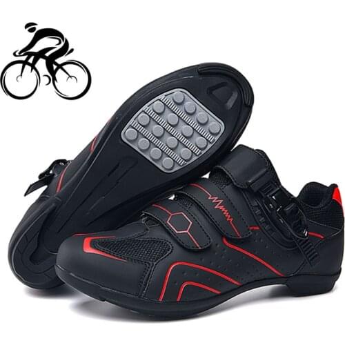 Non-Locking Professional Outdoor MTB Cycling Shoes Women Sneakers Men Black Breathable Non-Slip Racing Road Bicycle Sports Shoes