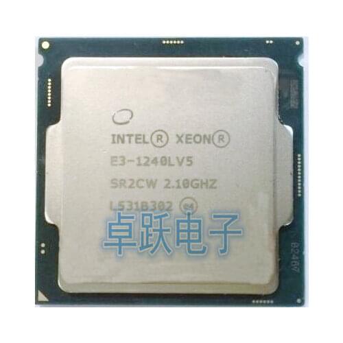 Intel E3 1240LV5 Processor 2.1GHz ,Quad Core ,LGA 1151,Desktop E3 1240LV5 CPU
