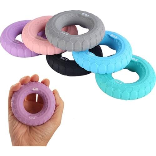Hand Gripper Gripping Ring Portable Carpal Expander Arm Finger Strength Trainer Rehabilitation Pow Hand Exerciser Ball Gym Tools