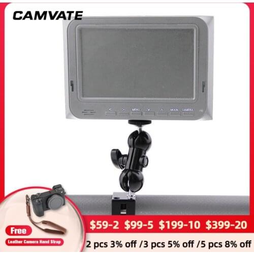 CAMVATE Standard 25mm Rod Clamp With 360°Swivel Ball Head Mount For DJI Ronin-M,Freefly MOVI (Monitor,Video Light Mounting) New