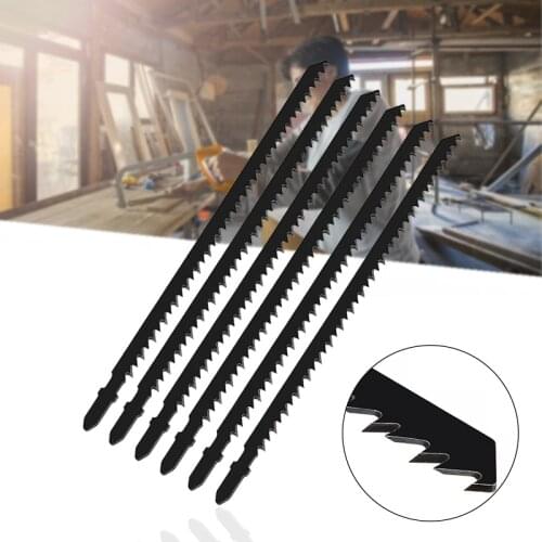 6pcs T744D 180mm Ultra-long Jigsaw Saw Blades 150mm Sawtooth Steel Hand Tool Fast Cutting Woodworking Tool