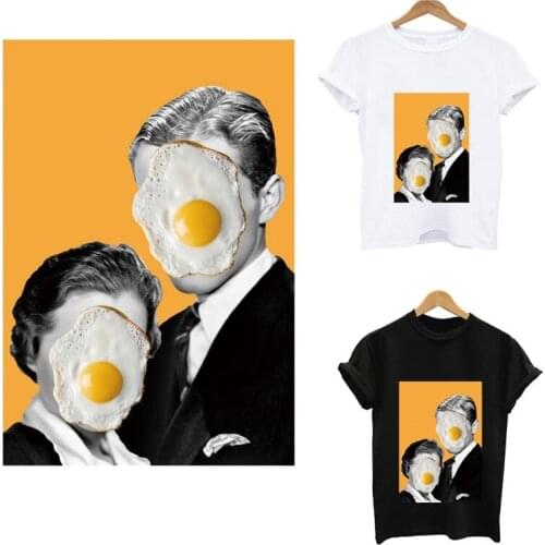 Heat-sensitive patches application of one iron on transfers for clothing stripes transfer fusible custom patch tops