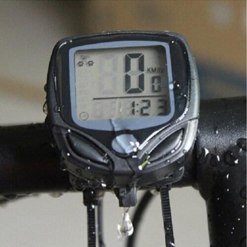 Bicycle Speedometer Waterproof Bike Computer with LCD Digital Display Bike Odometer Cycling Stopwatch Bike Accessories