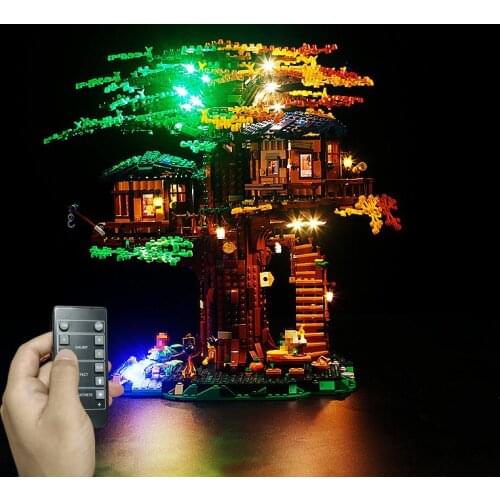 Vonado LED Lighting Set for 21318 Tree House Collectible Model Toy Light Kit, Not Included the Building Block ( RC Version )