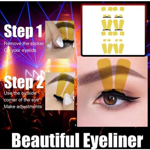 High Quality Halloween Eyebrow Eyeshadow Eyeliner Stickers Set Cute Adhesive Eye Makeup Patch for Masquerade Party Christmas