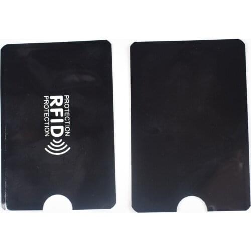 2pcs/ Blocking Wallet Anti RFID Pouch Holder Sleeves Scan Aluminum Case Security for Credit Card Passport