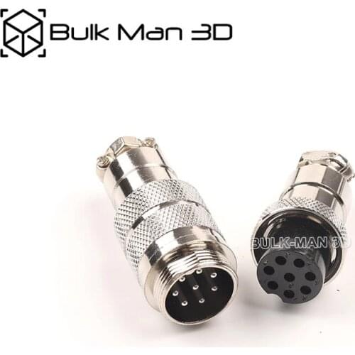 1 Set 20mm GX20 Docking Set Power Male & Female Wire Connector 2/3/4/5/6/7/8/9/10/12 Pin