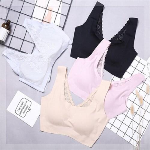 100pcs/Japan Breast Massage Girl Wear Open Double Push Up Seamless Sleep Bra