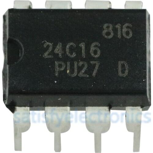 5PCS NEW IC AT24C16 AT24C16AN-PU-2.7 EEPROM DIP8 NEW