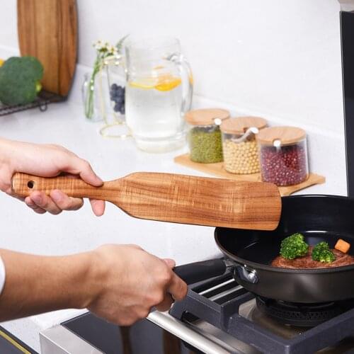 5x Premium Slotted Heat Resistant Spatulas Spoons Set Utensils for Stirring