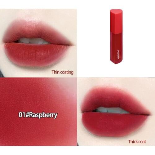 Peinifen Velvet Lipstick Matte Silky Lip Gloss Waterproof Long Lasting Rich Colorful Lip Stick Girl Sexy Red Lip Makeup TSLM2