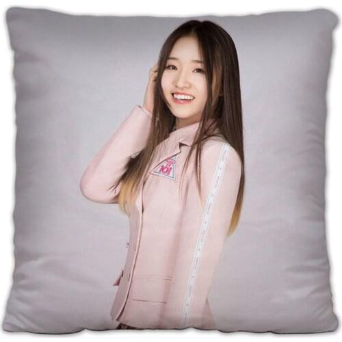 Creation 101 Lu Xiaocao Pillowcase Pretty Scholar Yu Lexuan Same Paragraph Star Photo Poster Cushion Cover Souvenir Home Decor