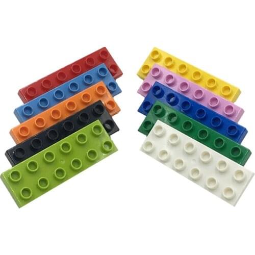 90pcs/lot Kennie DIY MOC Building Blocks Compatible with big Accessories big NO.3795 PLATE 2X6 part