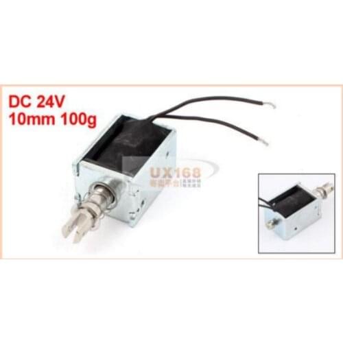 Electromagnet HIO-0837S-24V37 automatic system login storage cabinet cash register cash box safe lock DC 24V 10mm 100g