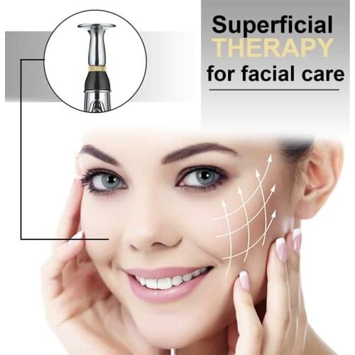 Electronic Acupuncture Pen Meridian Massage Pen With Mushroom Head Laser Therapy Rehabilitation Pain Relief Tool