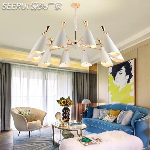 Europe nordic led stone led glass ball lustre pendente lustre suspension pendant lights luminaria pendente hang bedroom