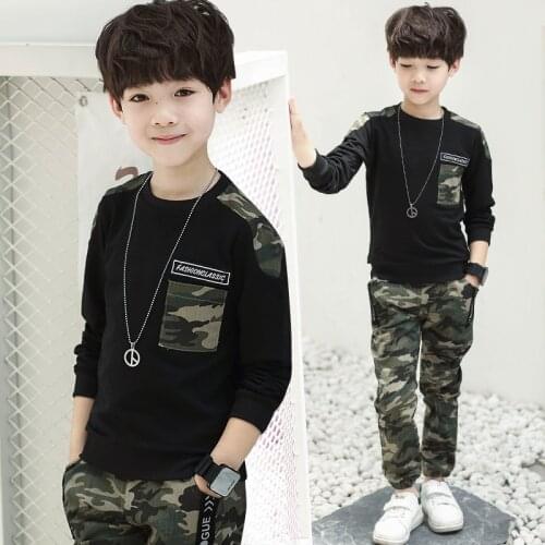 Boys Clothing Set Children Clothing Sets Camouflage Kids Clothes Boy Suits For Boys Clothes Kids Tracksuit 5 6 8 10 11 12 Years