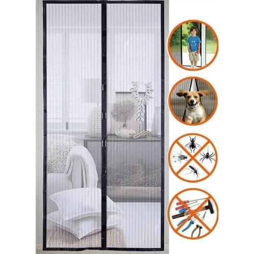 Summer Anti Mosquito Insect Fly Bug Curtains Magnetic Net Automatic Closing Door Screen Kitchen Curtain Drop Shipping