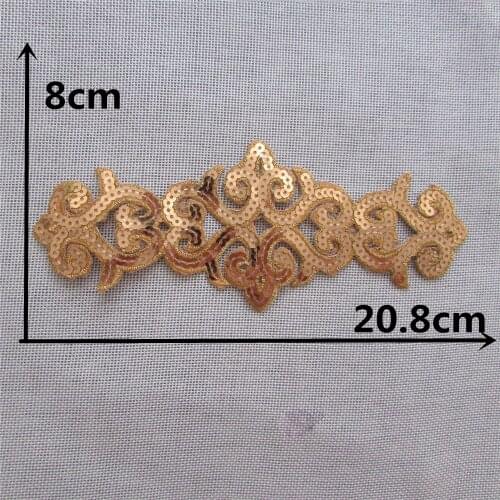 Hot Cheap sell clothing accessories embroidery lace patch lace accessories party wedding decoration C5725