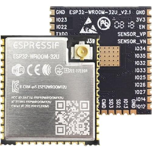 ESP32 Development Board WiFi + Bluetooth-compatible Ultra-Low Power Consumption Dual Core ESP-32 ESP32-WROOM-32U WiFi Module