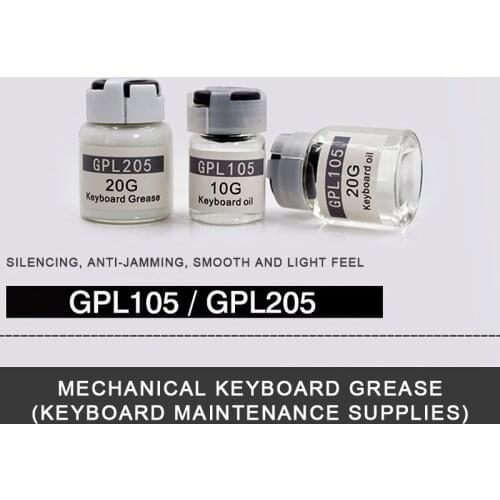For DIY Mechanical Keyboard Keycaps Switch Stabilizer Lubricant Switches Lube Grease Oil GPL105/205 GK61 Anne Pro 2