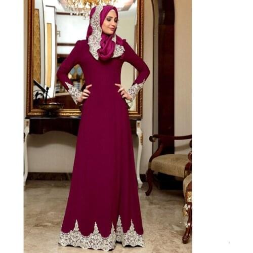 Muslim Dress Women Fashion Robe Slim Abaya Dubai Arabe Muslim Dress Abaya Elegant Long Dress for Women Appliques Abaya Turkey