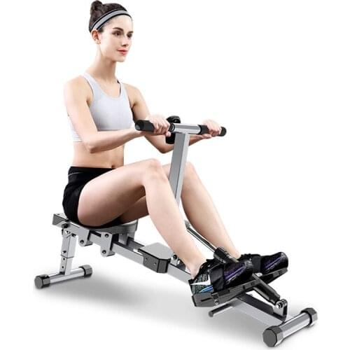 New Indoor Foldable Rowing Machine Resistance Home Gym Rowe Workout Fitness Equipment Row Machine
