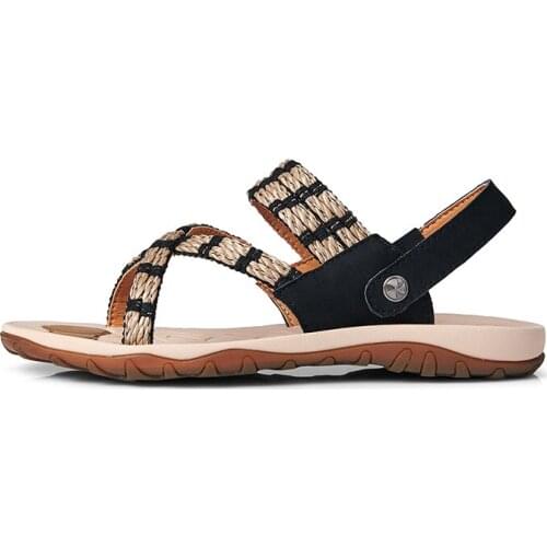 Hollow footwear geta sandalhas breathable roman strap mens beach sandal comfort male s mens outdoor slide rubber sandalia shoe