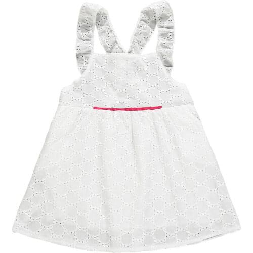 Newborn Infant Baby Girl Sundress Sling Lace Dress Summer Princess Suspender Clothes Outfits Dress 0-5T