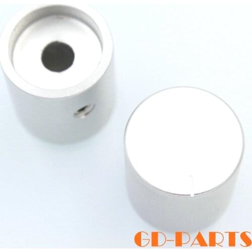 20x22mm Solid Aluminum Volume Knob Guitar AMP Effect Pedal DAC CD Car Audio Radio Speaker Potentiometer Knob Cap Button