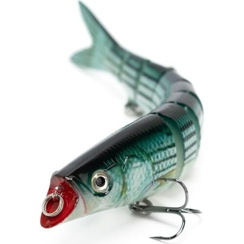 Sinking Multi Jointed Swimbait Fishing Lures 140MM 21.5G Professional Fishing Tackle Accessories 8 Segments 10 Colors Wobble