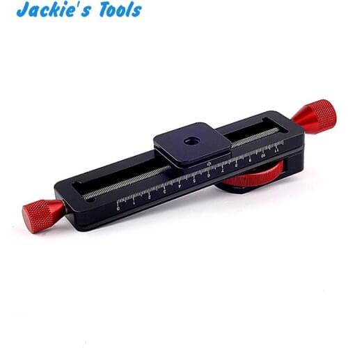 Manual Stacked Photography Slide Micrometer Head Micro Guide Macro Focusing Rail Slider SLR Tripod Rail Quick-Release Plate