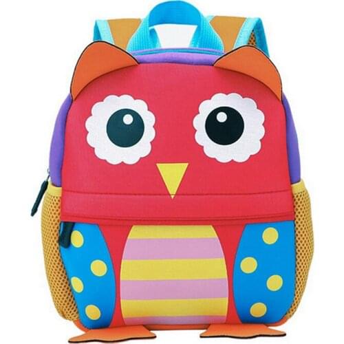 SHUJIN 3D Cute Animal Design Backpack Kids School Bags For Girls Boys Cartoon Shaped Children Backpacks