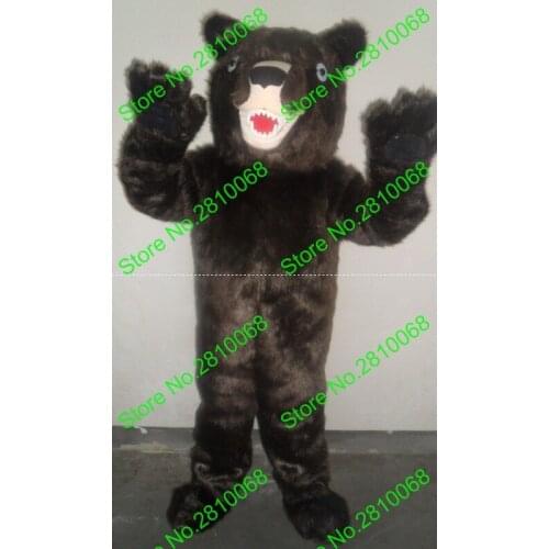 High quality EVA Material Helmet Black bear Mascot Costumes Movie props show walking cartoon Apparel Cosplay 420
