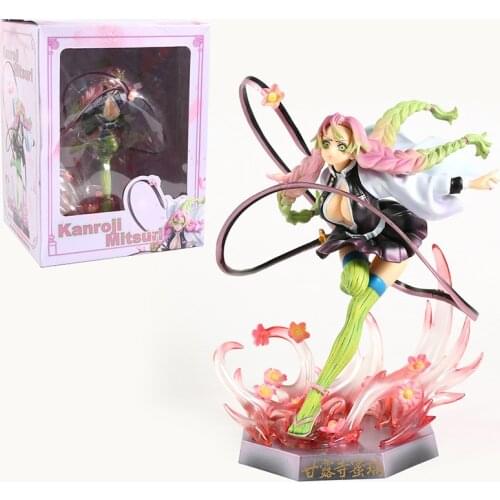 Demon Slayer Kanroji Mitsuri PVC Figure Toy Collection Model Statue