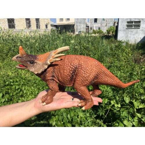 Styracosaurus Tyrannosaurus Rex Dinosaur Models Classic Toys for Boys Children Birthday Gift Animal Model
