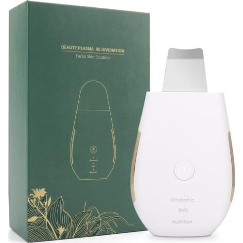 Ultrasonic Face Clean Skin Scrubber Facial Cleaner Skin Peeling Blackhead Removal Pore Cleaner Scrubber Vibration Face Spatula