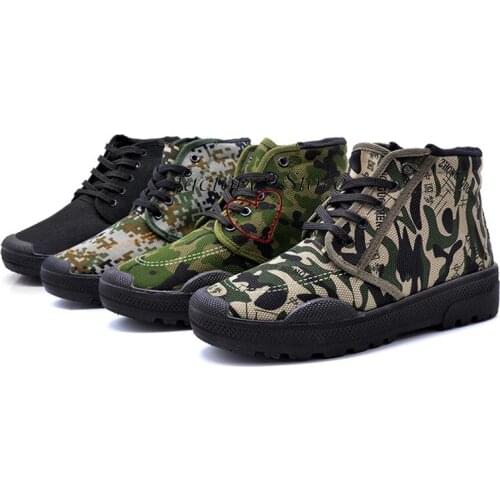 High Liberation Shoes mi cai xie Site nai mo xie Cartridge bao an xie Men and Women Work Shoes High-Waisted Canvas Shoes