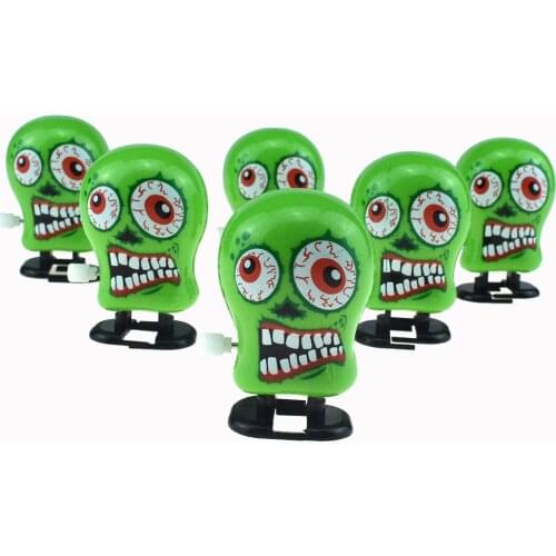 Halloween Green Zombie Windup Toy Kids Favor Funny Halloween Toy Happy 2021 Haloween Party Kids Gifts Trick Or Treat Zombie Gift