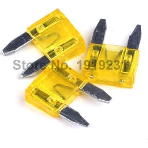 20PCS 20A ATM Mini Fuse Auto Car Boat Motorcycle Blade