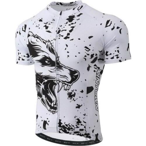2020 Wolf Men Women Breathable Bicycle Clothes MTB Bike Clothing Mallot Ciclismo Hombre Verano Cycling Jerseys Motocross Jersey