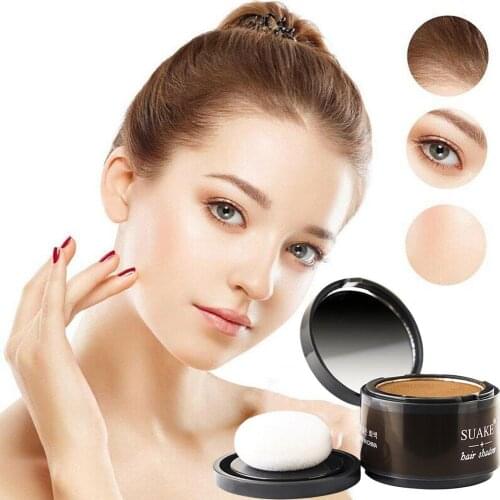 4 Colors Waterproof Hair Shadow Powder Hair Line Powder Hair Shadow Trimming Powder Makeup Hair Concealer Natural Cover Control