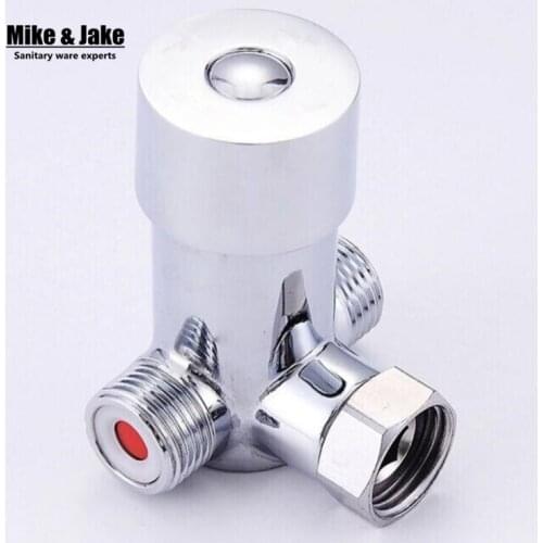 Auto sensor faucet hot and cold valve control water temperature for sensor tap water mixer valve angle accessory for single cold