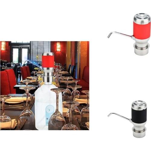 Drinking Water Pump Wireless Great for Home Office BBQ Outdoor Activities Red and Black