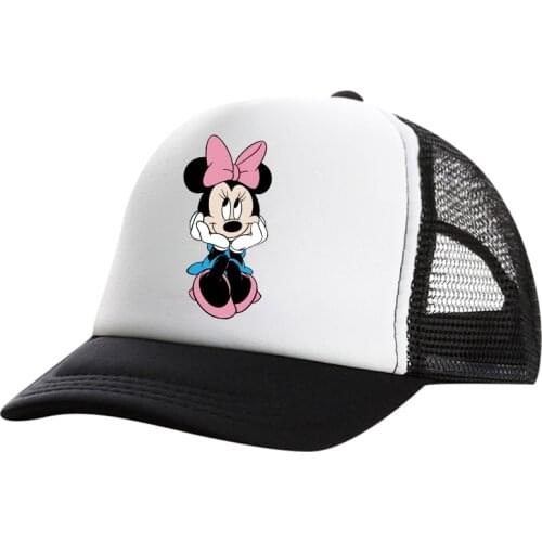New Brand Fashio Mickey mouse Snapback Baseball Cap Men Women Hip Hop Dad Mesh Hat Trucker Hat Dropshipping