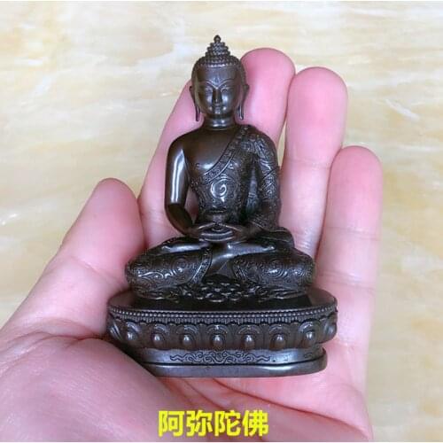Southeast Asia Buddhism Nepal Thailand Tibet temple HOME CAR bless safe health good luck Amitabha buddha Pocket Buddha statue